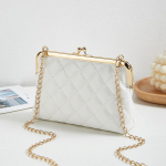 Mitmek&uuml;lgne crossbody kott naistele v&auml;ike kandiline kott tikitud klambriga lingge kett rihm uus moesuund