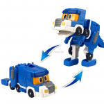 Uusimad ABS Min Deformation Gogo Dino tegevusfiguurid REX Transformation Auto Lennuk Mootorpaat Kraana Dinosaurused lastele