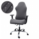 &Uuml;hev&auml;rviline m&auml;ngutooli kate, pehme ja elastne, polaarfliisist tugitooli katted, arvutiistme tooli katted, veniv, p&ouml;&ouml;rlev, t&otilde;stetav one