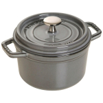 staub Cocotte &Uuml;mar Hall V&auml;ike K&auml;sivalu Emailitud Pliit IH &Uuml;hilduv Jaapani La Cocotte &Uuml;mar Pico 14cm [Volitatud Toode] 40509-475 gray