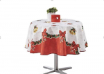 Nappes de F&ecirc;tes - PROMO LINGE - Polyester - 160 cm - Rouge
