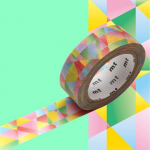 Masking Tape - MT - Mosa&iuml;que D&eacute;grad&eacute; Clair - Multicolore - Papier Adh&eacute;sif - 1 Pi&egrave;ce