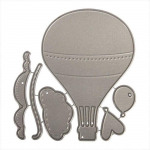 Kit Gabarits de d&eacute;coupe: Balloon, 1,4x2cm-6x8,6cm, sct.-LS 6pces