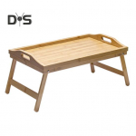 Voodilauaalus koos kokkupandava jalaga, tugeva ja kandev&otilde;imega sileda servaga, hammustuseta multifunktsionaalne bambusest voodialuse hoidik