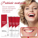 Probiotic toothpaste made with gentle natural ingredients keeps breath fresh all day long boosting your confidence.3PC