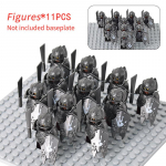 11 tk/partii Filmisari Orc Uruk-hai Army lotr M&auml;rulifiguurid Miniklotsid Nukk Koosta ehitusplokid MOC DIY M&auml;nguasjad lastele kingituseks