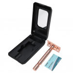 Kahe teraga raseerija roostevabast terasest klassikaline ohutusrazeerija meestele k&auml;sitsi raseerimiseks