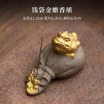 Loov Rahakott Kuldne Konn L&otilde;hnaaine Sisestamise Hoidja Kodu Joonsuitsutusn&otilde;u Siseruumides Viirukip&otilde;leti Zen Teelemmik Lauakaunistused