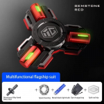 P&uuml;siv helendus Fidget Spinner K&auml;e spinner Sulammaterjal Pikk p&ouml;&ouml;rlemine Suur kiirus EDC Laps T&auml;iskasvanu ADHD Stressileevendus M&auml;nguasi Kingitused punane