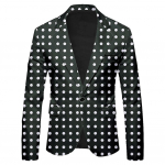 Meeste kevadine pluus &Auml;ri Commuter T&ouml;&ouml; Vabaaja Tr&uuml;kitud Kahe n&ouml;&ouml;biga &uuml;likonna jakk Meeste &uuml;likond Suur Briti M