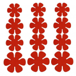 12 tk vildist pannikaitset libisemiskindlate potijagajate virnastamiseks, virnastatavad taldrikukatted punane