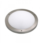 Plafonnier classique rond 60W (Eq. FLC 12W) Diam 330mm matt valge v&auml;rv/h&otilde;be