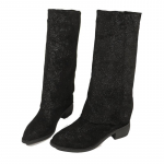 Suuruses Kingad Naiste P&otilde;lvp&uuml;ksid Naiste Saapad Elegantne Moodne Saapad Naiste &Otilde;mblus Terava Varba Keskmise Kontsaga Slip-on Naiste Kingad 36
