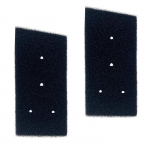 Filterid - Whirlpool - 481010716911 - Komplekt 2 tk - &Uuml;hilduv Kuivatiga - Must