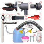 Vihmaveet&uuml;nni &uuml;mbersuunamiskomplekt Ilmastikukindel Kogumiss&uuml;steem Paagi &Uuml;hendustihend 1,64 jalga/3,28 jalga Voolik Vee filtreerimisseade jaoks