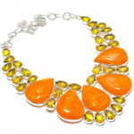 Baltic Amber Handmade 925 Sterling Silver Jewelry Necklace 18 n8u64