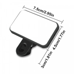 Kaasaskantav Mini Selfie LED T&auml;itevalgus Laetav 3 Reguleeritava Heledusega Klamber Telefoni S&uuml;learvuti Arvuti T&auml;itevalgus Tasku LED Selfie Valgus