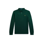 Polo Ralph Lauren &Uuml;hev&auml;rviline logoga tikitud pikkade varrukatega polos&auml;rk Meeste pealisr&otilde;ivad Roheline MNPOKNI16823255-300 S