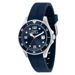 Sector 230 Silikoonrihm Sinine sihver Kvarts R3251161056 100M Meeste k&auml;ekell black