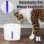 3L automaatne lemmiklooma kassi purskkaevu jaotur USB LED &uuml;livaikne koera joogikauss joodik s&ouml;&ouml;tja kauss lemmiklooma joomine 4PCS Water Fountain