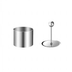 Roostevabast terasest riisivorm K&uuml;lmn&otilde;ud Vormid Tiramisu vormid Mugav koogivormimise t&ouml;&ouml;riist Praktiline toidur&otilde;ngad Stamper S