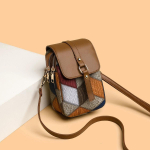 Uus moodne multifunktsionaalne kerge tr&uuml;kitud &otilde;lakott Telefoni hoiukott Naiste ruuduline Retro Crossbody rahakott 13x7x20cm