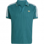 Adidas Originals vahvlikootud retro triibuline l&uuml;hikeste varrukatega polos&auml;rk meestele polos&auml;rgid detektiiviroheline helekollane-oranž-kollane valge KC0691 2XL