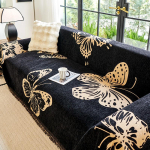 2025 Retro Chenille Non-Slip Dustproof Sofa Cover - Full Wrap Design 180x130 cm
