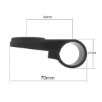 Jalgratta juhtraua arvutihoidik Garmini spidomeetritele Road Bike Tt Rest Bar must
