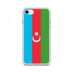 Coque &ndash; PIXELFORMA &ndash; iPhone 8 &ndash; Drapeau de l'Azerba&iuml;djan &ndash; Silikoonist supp &ndash; Kaitse t&auml;ielik