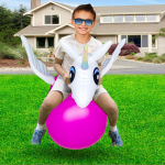 Bouncy Toy, Inflatable Riding Hopping Ride on, Practical, s Jumping Toys, Boys Girls for Park,