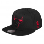 Casquette Snapback - Mitchell & Ness - Chicago Bulls - Noir - Taille unique - Urbain