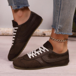 Moodsad naiste tossud 2025 Uued V&auml;listingimusteks Mugavad Tossud Naiste Mood Lamedad Paelad Retro Suur Suurus Kingad Naistele Zapatos De Mujer 36 pruun