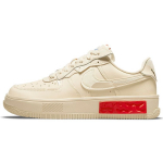 Nike Air Force 1 Fontanka P&auml;rlvalge &Uuml;likoolipunane Naiste Tossud Kreemikas DA7024-200 35.5