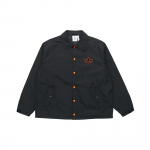 Adidas Originaalid FW22 Ristikulehe logoga tr&uuml;kiga Sportlik vabaaja Slim Fit pikkade varrukatega jakk Meeste jakid Must H07087 XL