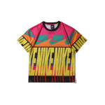 Nike Sportswear NSW &Uuml;lem&otilde;&otilde;tmeline Logoga V&auml;rviplokk Prindiga L&uuml;hikeste Varrukatega T-s&auml;rk Naiste Topid Mitmev&auml;rviline CJ3479-735 XS