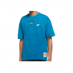 Nike Sportswear Logo &Uuml;mmarguse kaelusega L&uuml;hikeste varrukatega T-s&auml;rk Meeste Topid Sinine DC2729-301 L