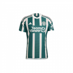 Adidas Man Utd 23/24 V&otilde;&otilde;rsil triibuline l&uuml;hikeste varrukatega jalgpallis&auml;rk - M&auml;ngija versioon Meeste Topid &Ouml;&ouml;taeva-Roheline IP1824 XS
