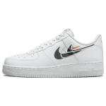 Nike Air Force 1 07 Multi Swoosh - Valge Must Meeste Tossud Heleh&otilde;be Keskmine Tuhk FN7807-100 36