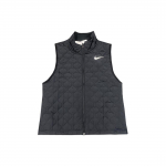 Nike &uuml;hev&auml;rviline logo lukuga soe puuvillane vest naistele must DM1543-010 L