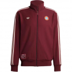 Adidas Originals FC Bayern Terrace Icons Treeningjakk Mugav Lihtne Pehme Triibuline Jakk Meeste Pealisr&otilde;ivad Punane JF0582 3XL