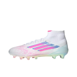 adidas Adizero F50 Sparkfusion Elite Mid FG AG Future Icons Trinity Pack Naiste tossud White Cloud-White Lucid-Pink JH7650 39⅓