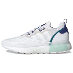 Adidas Originals ZX 2K Boost Fabric mugavad retro spordijalatsid kerged madala s&auml;&auml;rega elustiilijalatsid unisex tossud valged sinised hallid GY3548 44