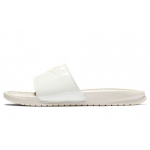 Nike Benassi JDI Moodsad Mugavad Kummist Taldadega Pl&auml;tud Naiste Sandaalid Roosa Valge 618919-021 39