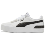 Puma Carina Lift Kahekihilised Nahast Vabaaja Mugavad Madalad Tossud Naiste tossud Must Valge Hall 373031-16 35.5