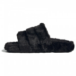 Adidas Originals Adilette Seeria Paks Tald V&auml;litingimustes &Uuml;heosalised Mugavad Mitmek&uuml;lgsed Kummist Tald Massaažiga Sandaalid Naiste sandaalid Must IF3964 39⅓