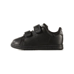 Adidas Originals Stan Smith Vabaajajalatsid Vastupidavad Madalad Jalutusk&auml;igud Beebijalatsid Obsidiaanmust BZ0524 black