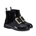 Moodsad Jaapani nahast Chelsea saapad Naiste Br&auml;ndikingad Talvised Br&auml;ndist Metallpandlaga Botas Femme Venivad Ratsutussaapad Naiste Kingad Botas 5 beige