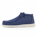 Unisex Linane Chelsea Saapad Slip-On Elastsed Pahkluusaapad Mugavad Hingavad Mokassiinid Vabaaja Jalatsid Meestele Naistele 36 sinine