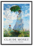Plakat Claude Monet parasol 21x30 cm